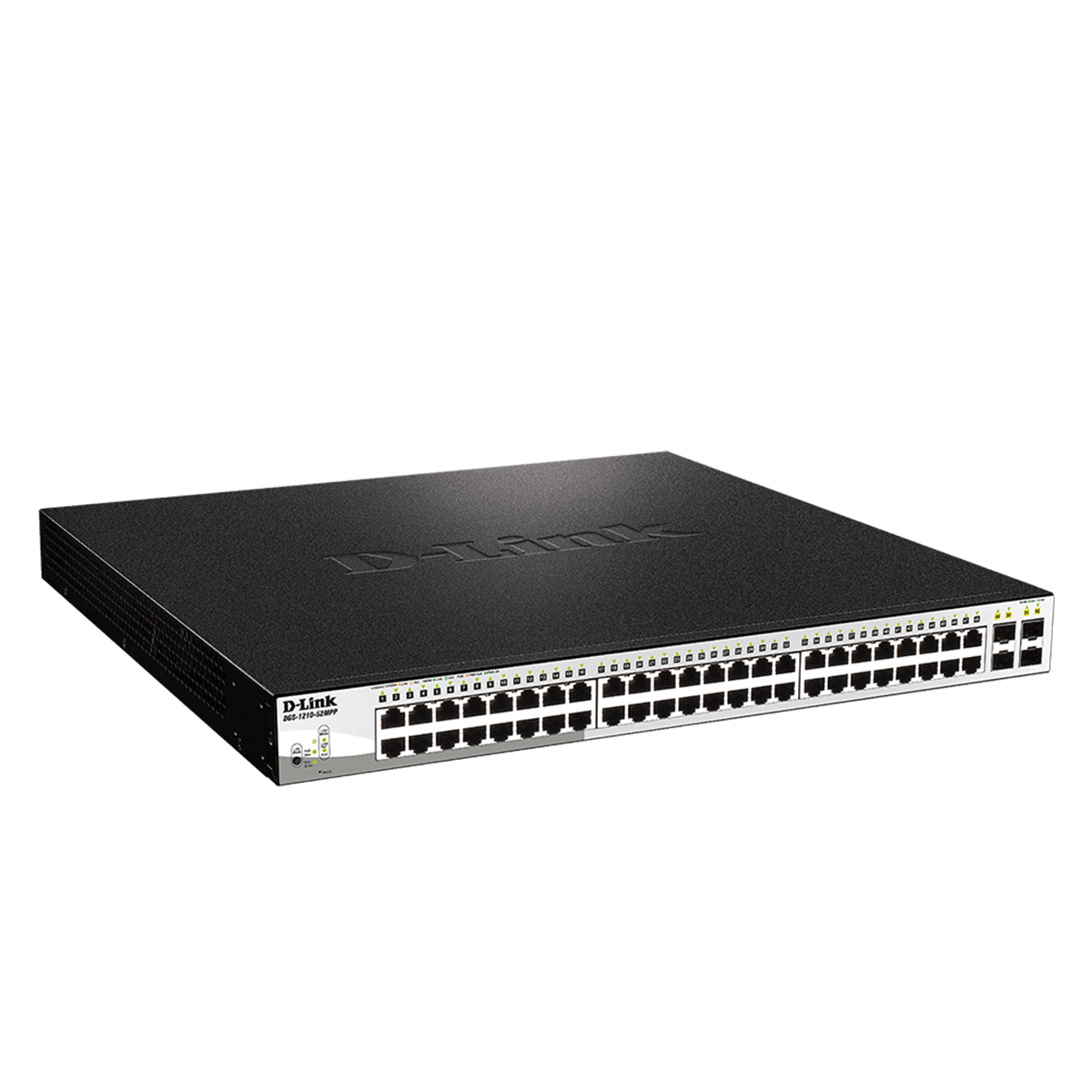 سوئیچ شبکه 48 پورت PoE با 4 پورت SFP دی لینک مدل DGS-1210-52MPP-2
